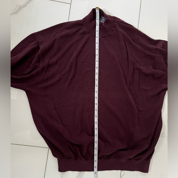 Baracuta/💰2 FOR $10💰Vintage/ Silk  blend mock neck sweater/ Size US XXL - Picture 7 of 10